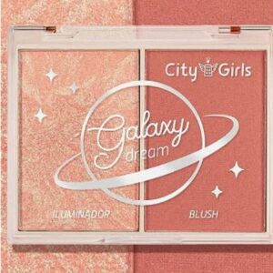 Paleta Duo Iluminador e Blush Galaxy City Girl